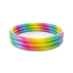 Piscina Inflable Rainbow 3 Anillos 80cm Verano Niños - LhuaStore