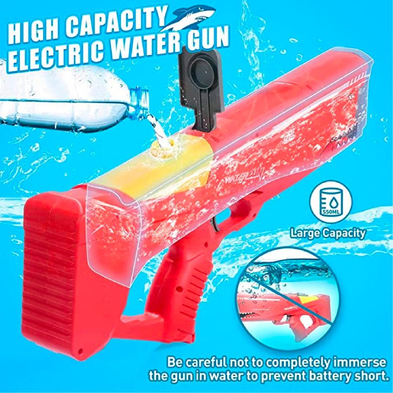 Pistola De Agua Eléctrica Shark Blaster Niños Juguete - LhuaStore – Lhua  Store