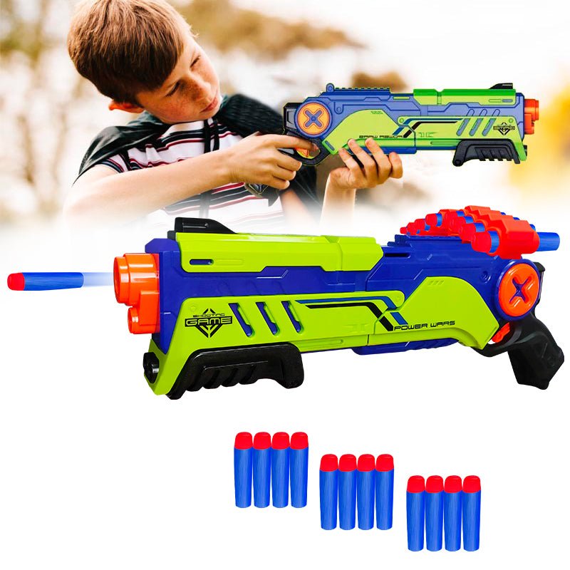 Pistola Metralleta Blast Toy Gun Lanza Dardos Juguete Niños - LhuaStore –  Lhua Store
