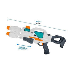 Pistola Lanza Agua Robotec 49cm Juguete Verano Niños 04267 - LhuaStore