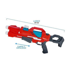 Pistola Lanza Agua Robotec 49cm Juguete Verano Niños 04267 - LhuaStore