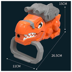 Pistola Lanzador De Bolas Hidrogel Dinosaurio Eléctrico Toys Naranja - LhuaStore