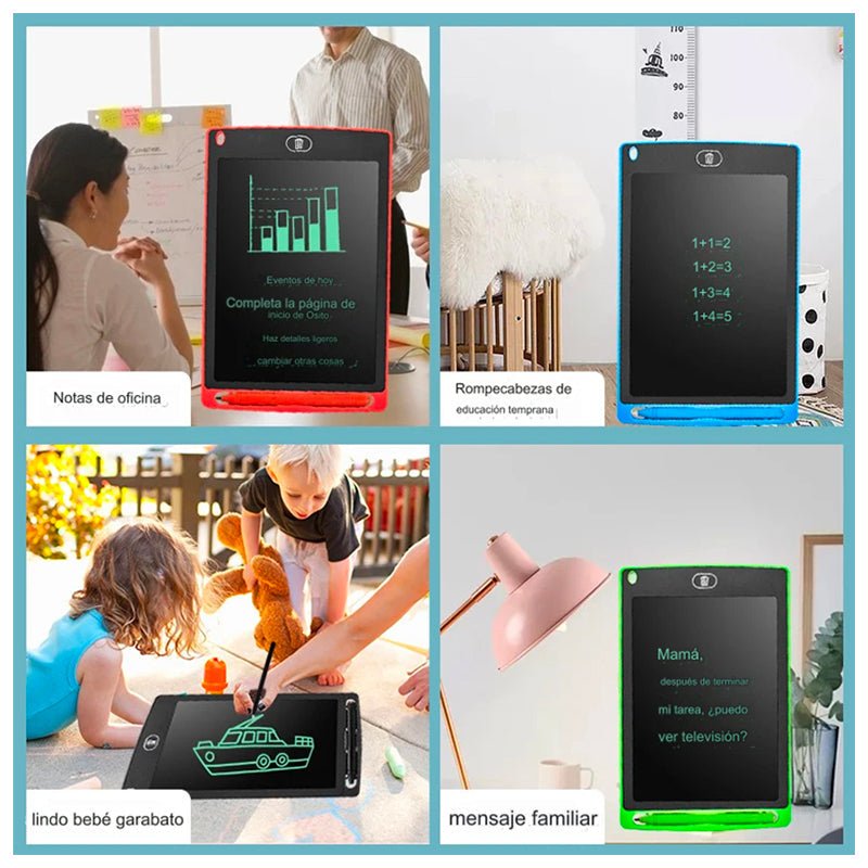 Pizarra Infantil Magica Tablet Dibujo Lcd 10 Pulgadas Niños Azul - Lhua Store