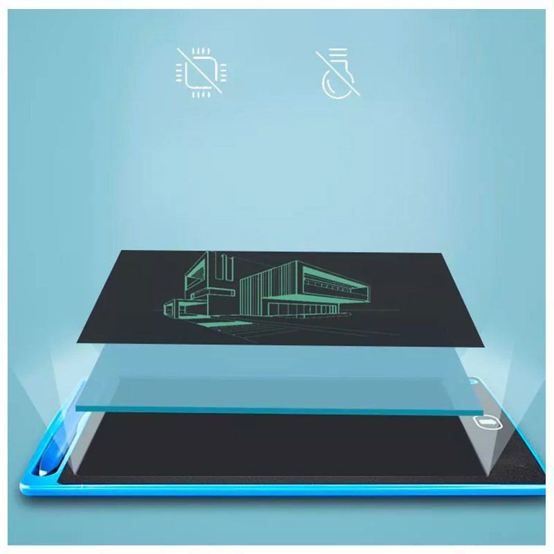 Pizarra Infantil Magica Tablet Dibujo Lcd 10 Pulgadas Niños Azul - Lhua Store