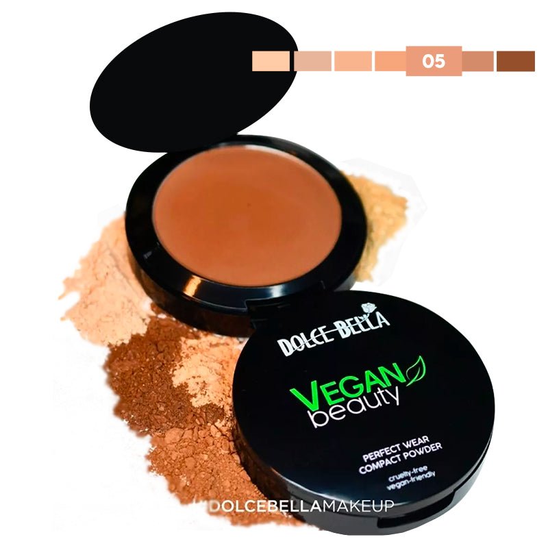 Polvo Compacto Fijador Vegano Powder Maquillaje Dolce Bella - LhuaStore