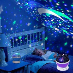 Proyector Lámpara Led Luz Cielo Estrella Espanta Cuco Niños - LhuaStore