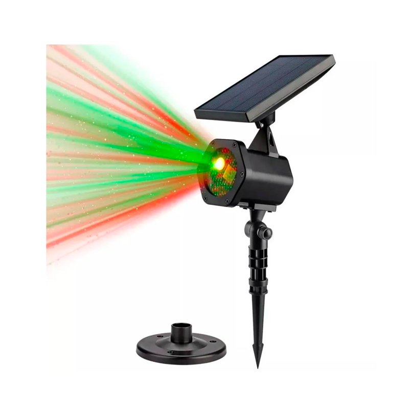 Proyector Luz Laser Solar Con Movimiento Navidad Exterior - LhuaStore