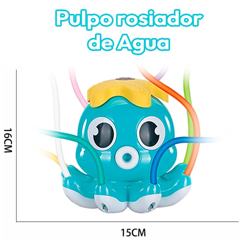 Pulpo Rociador De Agua Al Aire Libre Juguete Verano Niños Azul - Lhua Store