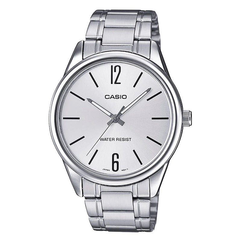 Reloj Casio Hombre Mtp-v005d-7b Plateado Análogo - LhuaStore