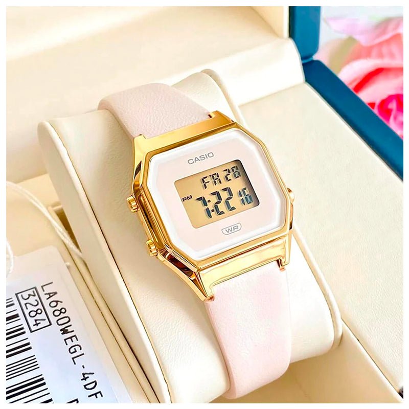 Reloj Casio Mujer La680Wegl-4d Digital Dorado – Lhua Store