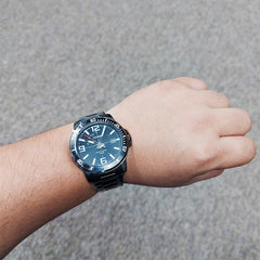 Reloj Hombre Casio Mtp-vd01b-1bv Negro Analogo - LhuaStore