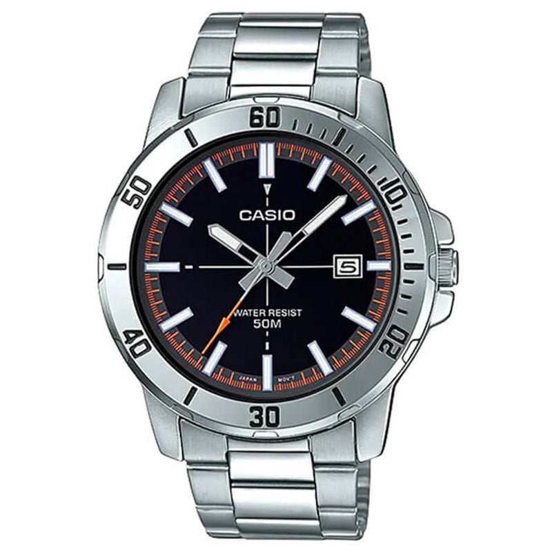Reloj Hombre Casio Mtp-vd01d-1e2 Plateado Análogo - LhuaStore