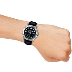 Reloj Hombre Casio Mtp-vd01l-1e Negro Análogo - LhuaStore
