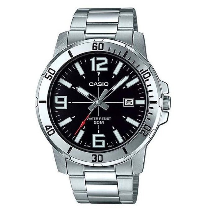 Reloj Hombre Casio Mtp-vd300d-1e Plateado Análogo - LhuaStore