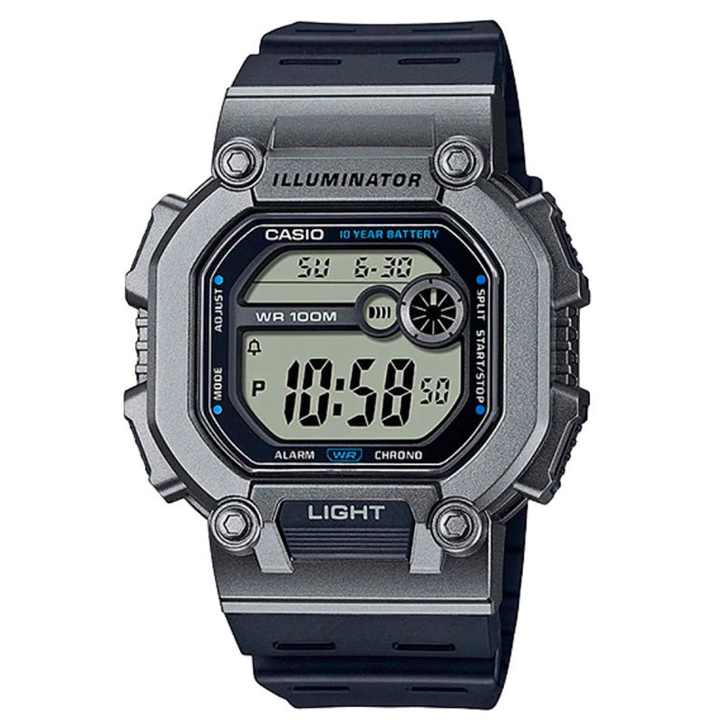 Reloj Hombre Casio W-737h-1a2 Gris Digital - LhuaStore
