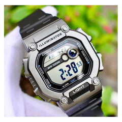 Reloj Hombre Casio W-737h-1a2 Gris Digital - LhuaStore