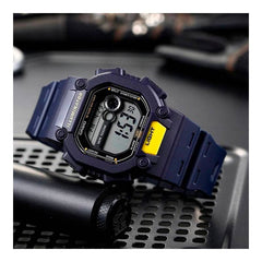 Reloj Hombre Casio W-737h-2av Azul Digital - LhuaStore