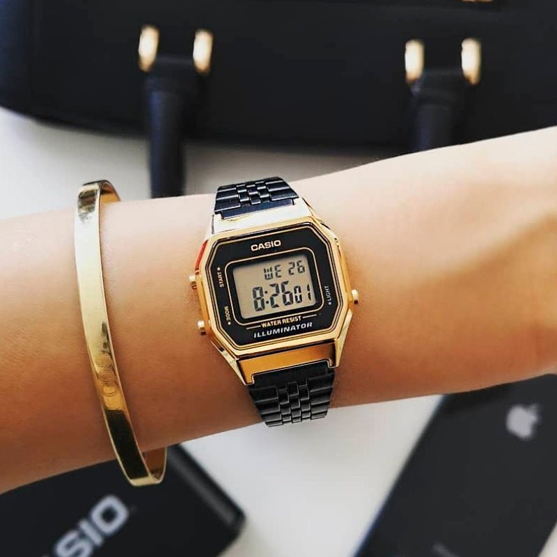 Reloj Mujer Casio La680wegb-1 Dorado Digital - LhuaStore – Lhua Store