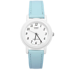 Reloj Mujer Casio Lq-139l-2b Celeste Análogo - LhuaStore