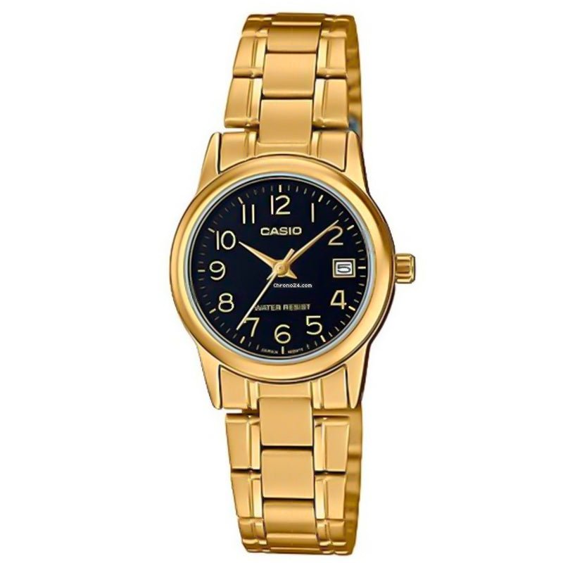 Reloj Mujer Casio Ltp-v002g-1b Análogo - LhuaStore