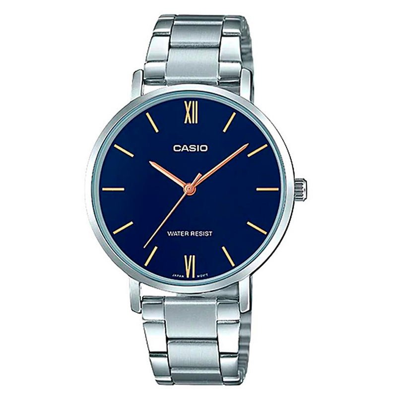 Reloj Mujer Casio Ltp-vt01d-2b Plateado Análogo - LhuaStore