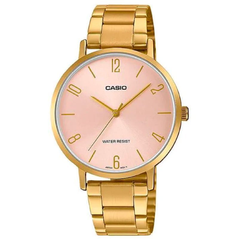 Reloj Mujer Casio Ltp-vt01g-4b Dorado Análogo - LhuaStore