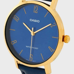 Reloj Mujer Casio Ltp-vt01gl-2b Analogo Azul - LhuaStore