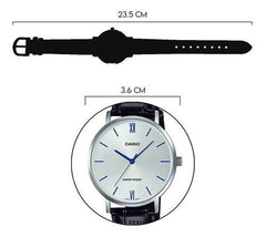 Reloj Mujer Casio Ltp-vt01l-7b1 Análogo Negro - LhuaStore