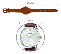 Reloj Mujer Casio Ltp-vt01l-7b2u Análogo Negro - LhuaStore