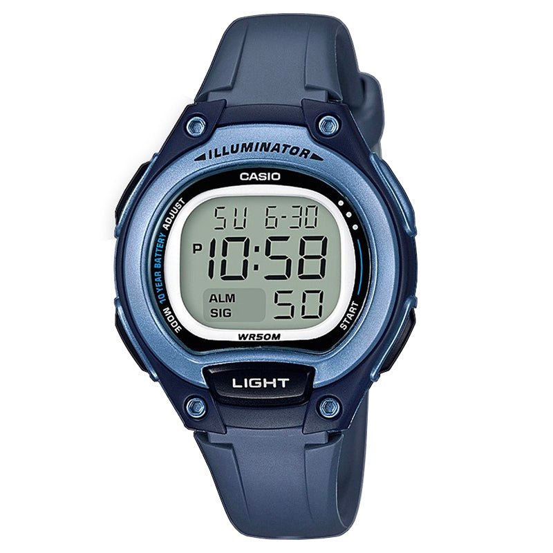 Reloj Mujer Casio Lw-203-2a Azul Digital - LhuaStore