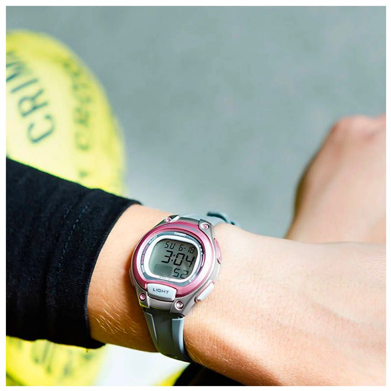 Reloj Mujer Casio Lw-203-8a Gris Digital - LhuaStore