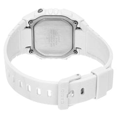 Reloj Mujer Casio W-215h-7a2v Blanco Digital - LhuaStore