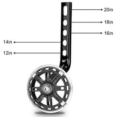 Rueda De Apoyo Estabilizadora Para Bicicleta Altura Ajustable Colores - Lhua Store