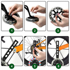Rueda De Apoyo Estabilizadora Para Bicicleta Altura Ajustable Colores - Lhua Store