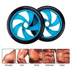 Rueda Doble Ejercicios Abdominales + Mini Alfombra - LhuaStore
