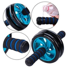 Rueda Doble Ejercicios Abdominales + Mini Alfombra - LhuaStore