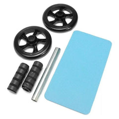 Rueda Doble Ejercicios Abdominales + Mini Alfombra - LhuaStore