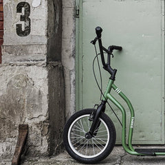 Scooter Bicicleta Yedoo Three Green Aro 16/12 Niños - LhuaStore