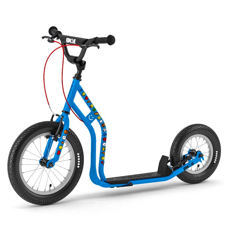Scooter Bicicleta Yedoo Wzoom Emoji Blue Aro 16/12 Niños - LhuaStore