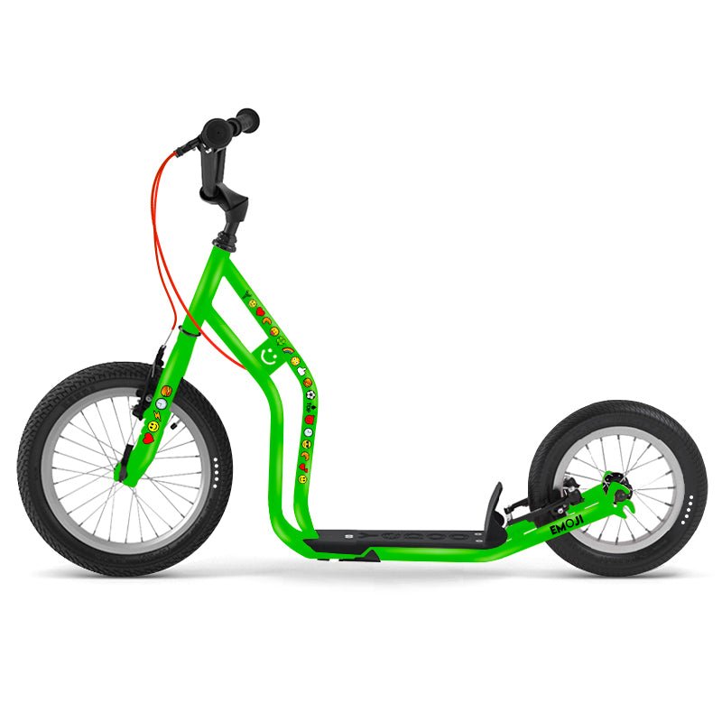 Scooter Bicicleta Yedoo Wzoom Emoji Green Aro 16/12 Niños - LhuaStore