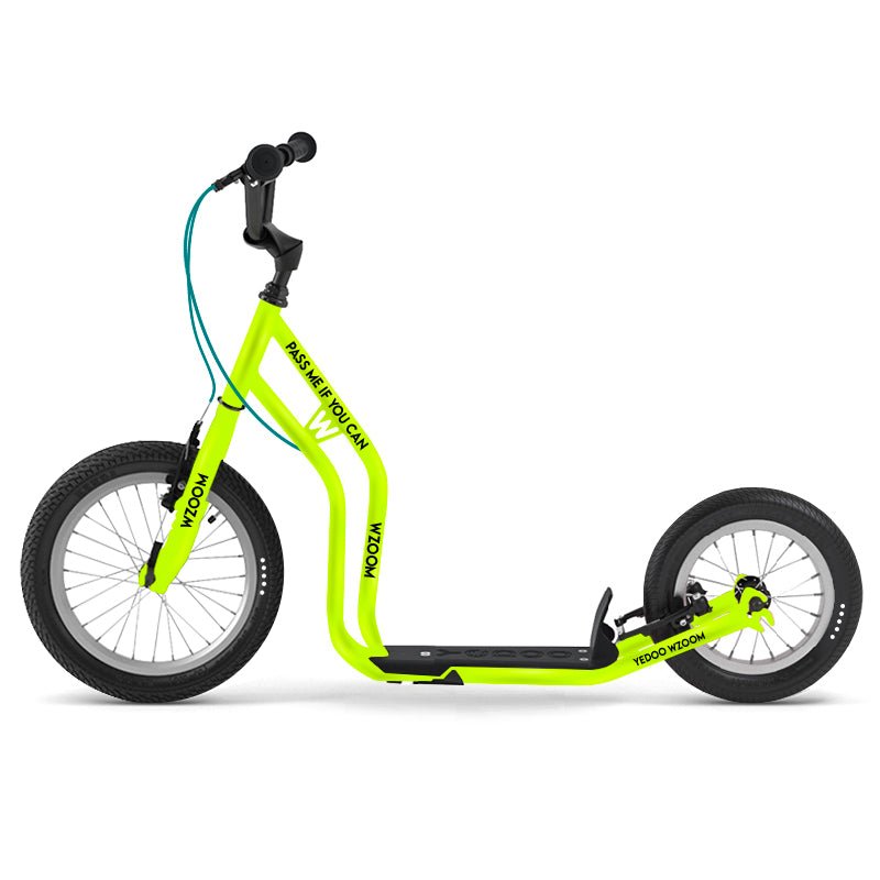 Scooter Bicicleta Yedoo Wzoom Lime Aro 16/12 Niños - LhuaStore