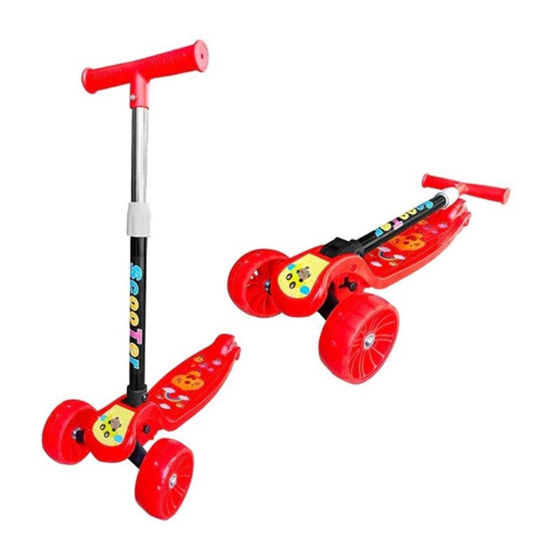 Scooter Monopatin Kids Plegable Diseños Ruedas Led Niños - LhuaStore