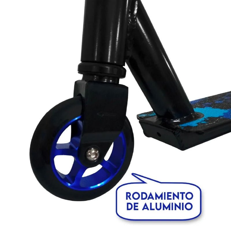 Scooter Stunt De Saltos Piruetas Acrobacias Aluminio Azul - LhuaStore