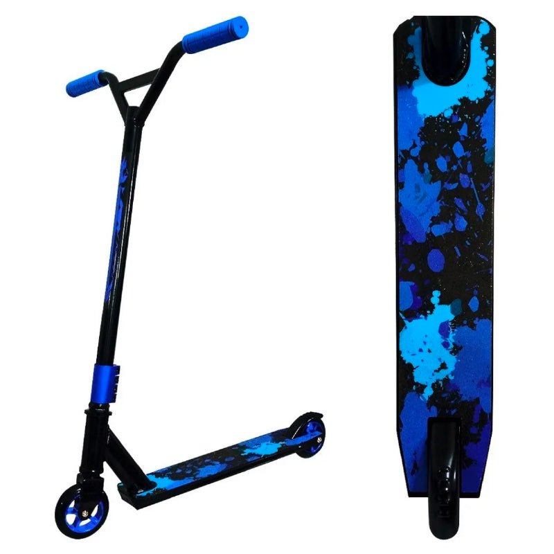 Scooter Stunt De Saltos Piruetas Acrobacias Aluminio Azul - LhuaStore