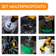 Set 10 Cepillos De Limpieza Para Taladro Auto Hogar Tapiz - LhuaStore