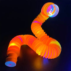 Set 6 Pop It Tubo Con Luz Led Juguete Sensorial Antiestrés Full Color - LhuaStore