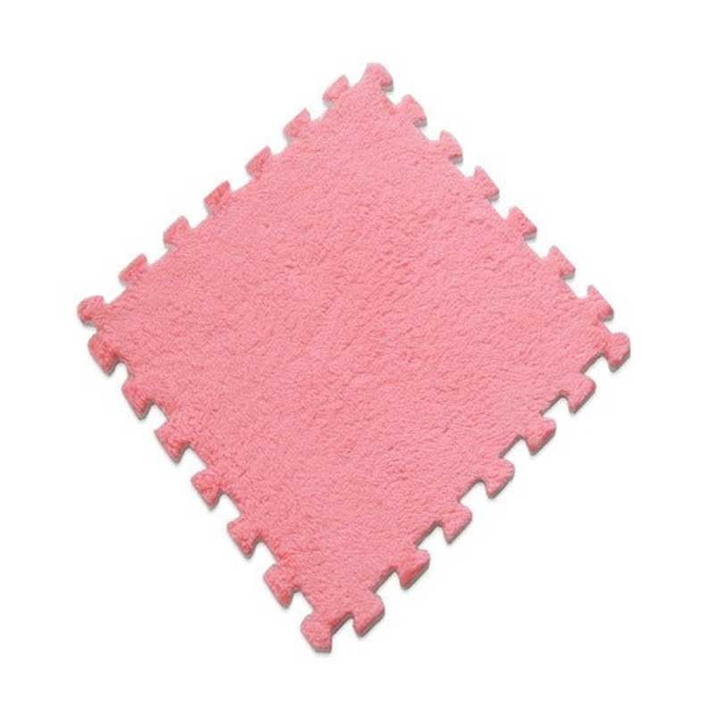 Set 9 Alfombras Goma Eva Peluda Niños Piso Felpa 30x30cm - LhuaStore