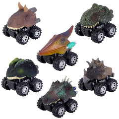 Set de Juego 6 Autos Dinosaurio A Friccion Juguete Niños - Lhua Store