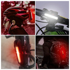 Set De Luces Led Delantera Y Trasera Para Bicicleta Recargable Impermeable - LhuaStore