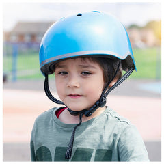 Set De Protección Niño Azul Casco Rodillera Codera Muñequera - LhuaStore